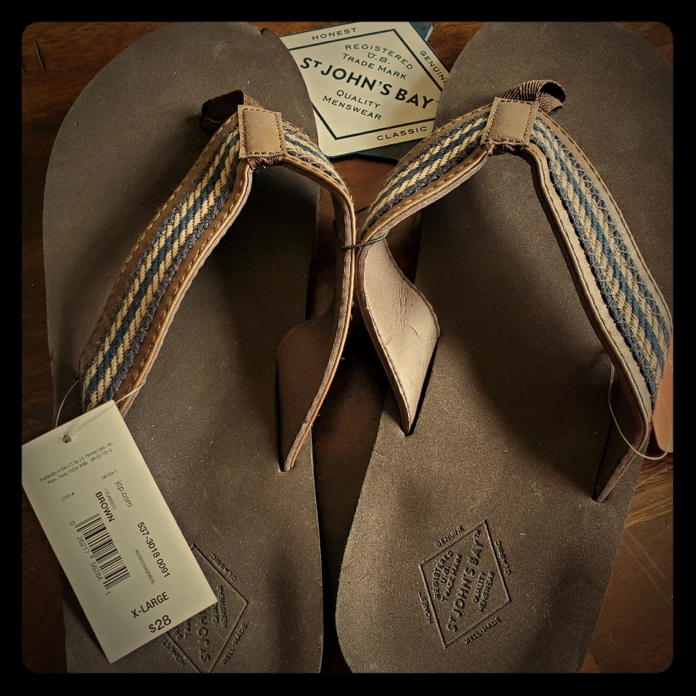 Men's XL 13-14 St. John's Bay Flip Flops